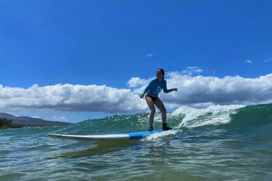 Semi-Private Surf Lesson at Kalama Beach in Kihei