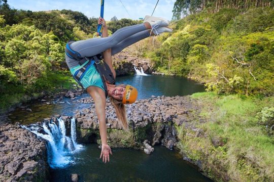 Big Island 9-Line Waterfall Zipline Experience