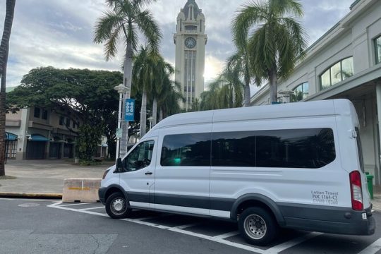 Honolulu Airport & Waikiki Hotels Private Transfer by Passenger Van(up to 14ppl)