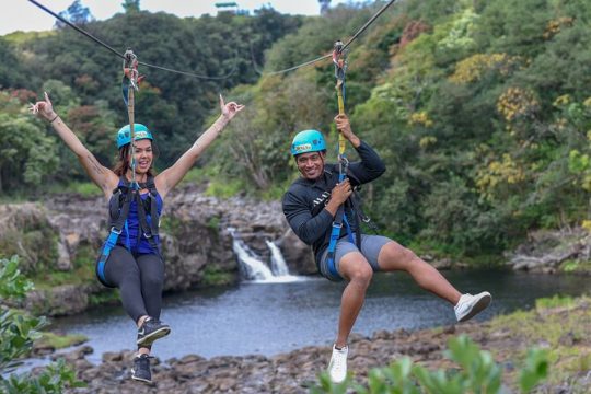 Umauma Falls 4-Line Zipline Experience