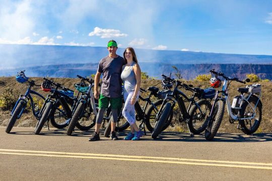 Fat Tire E-Bike Activity - Volcanos National Park