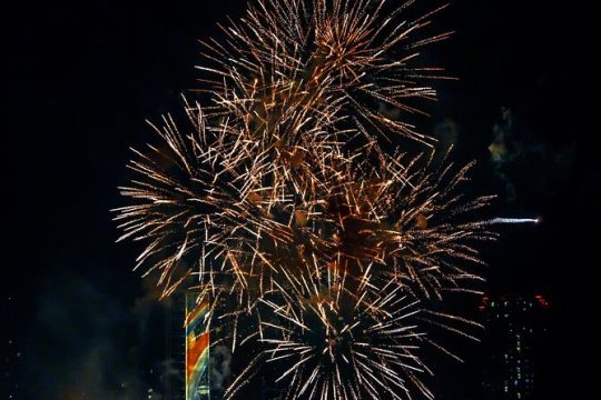 Friday night fireworks in Waikiki