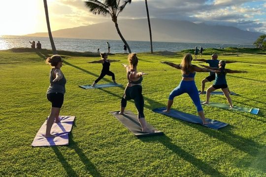 Maui Oceanfront Private Yoga Session