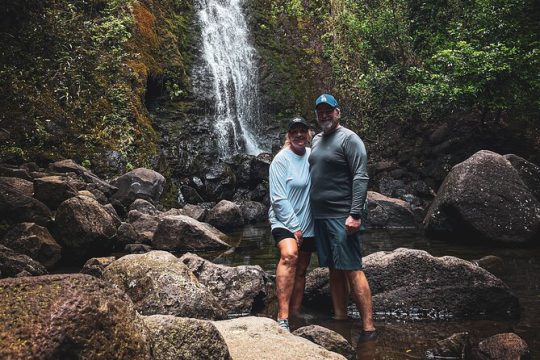 Waterfall Hike in Hawai'i Rainforest Trail