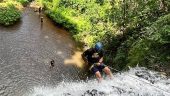 Mile hike and waterfalls
