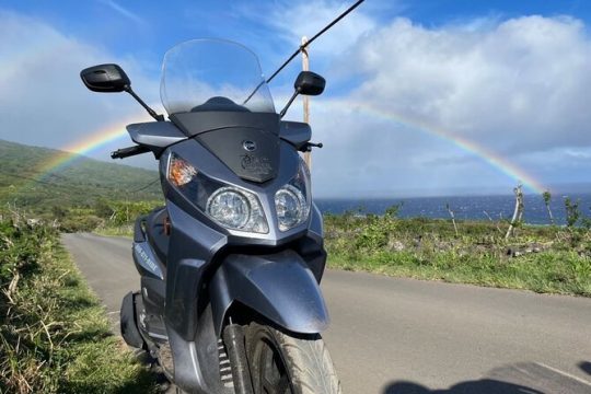 1- Day Majestic Maui Scooter Tour With Waterfalls and Sea Cliffs