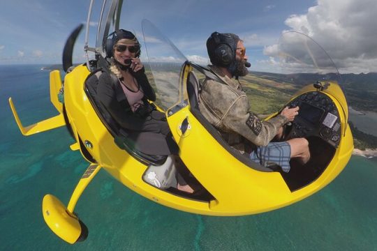Hawaii Private Gyroplane Flights Over Oahu’s North Shore