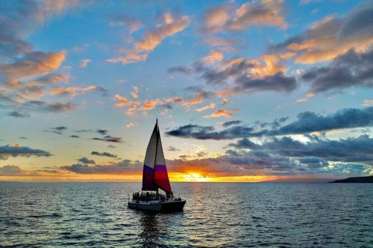 Sunset Sail on a Charming Hawaiin Catamaran from Maalaea Harbor
