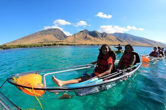 Clear Kayak and Snorkel Experience at Turtle Reef Olowalu