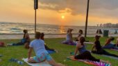 . Wonderful class – stunning sunset!