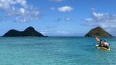 Fun tandem kayak trip to Kaneohe Sandbar!