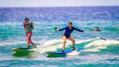Surfing with Jedi at Maui Surfer Girls in Lahaina