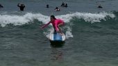 excellent surfing instruction for family