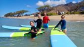 Wonderful family surf lesson!