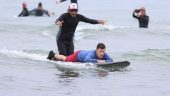 One-on-one surf lesson for the win!